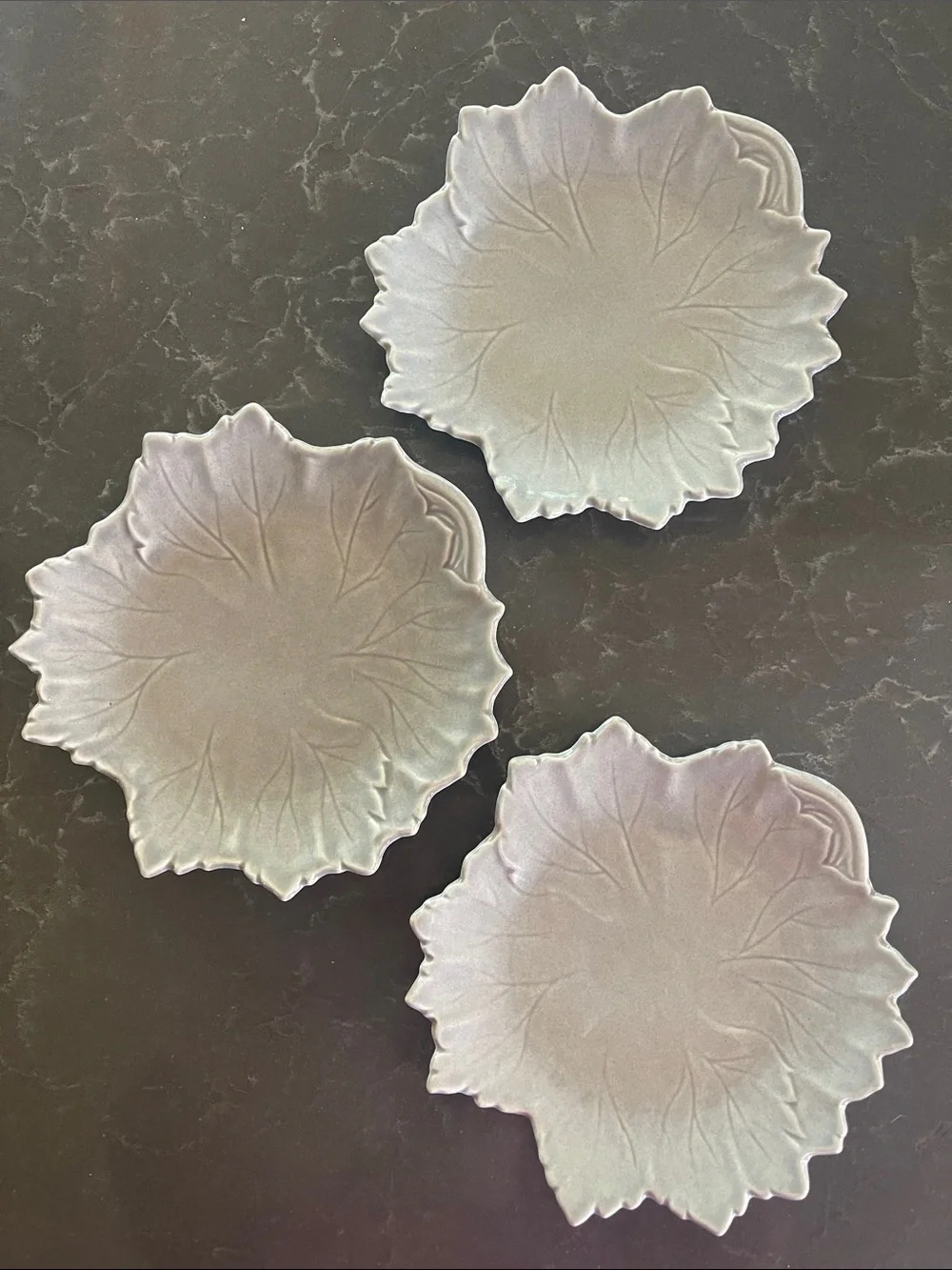Steubenville Woodfield 8” Dove Gray Plates- set of 3